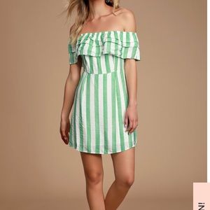 Off the shoulder dress